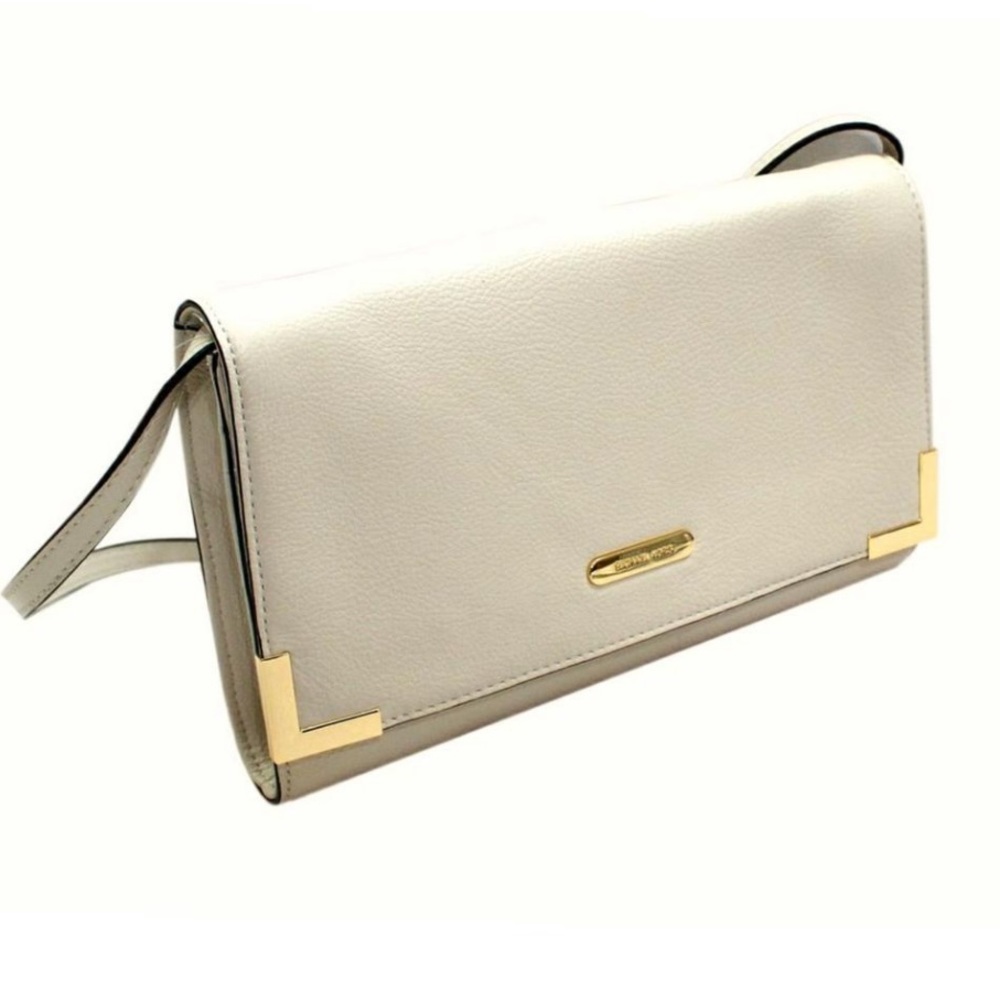 Michael Kors Beverly Oversized Vanila Clutch Authenic